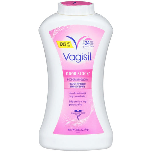 Vagisil Odor Block Daily Intimate Deodorant Powder, Talc-Free, 7 oz Personal Care Pasteur Pharmacy