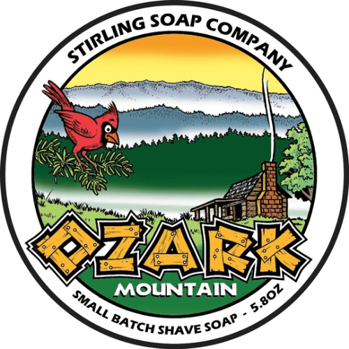 Stirling Soap Co. Ozark Mountain Shaving Collection Shaving Set Pasteur Pharmacy Shaving Soap 5.8oz