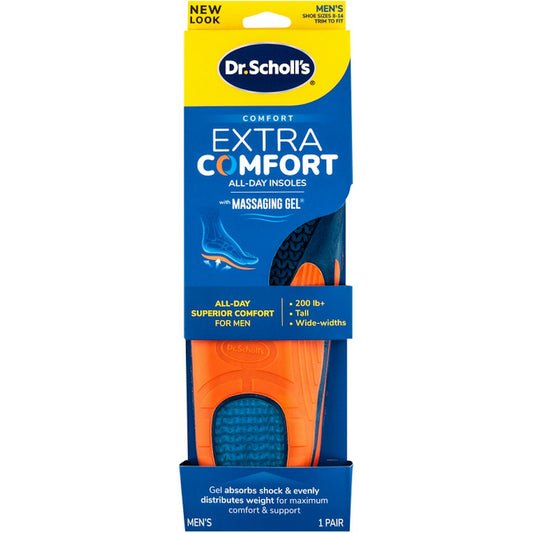 Dr. Scholl's Comfort And Energy Extra Support Insoles For Men Insoles & Inserts Pasteur Pharmacy