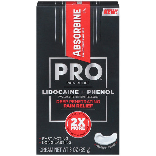 Absorbine Deep Penetrating Pain Relief, Lidocaine + Phenol, Two Max Strength, Cream Medicine & Drugs Pasteur Pharmacy