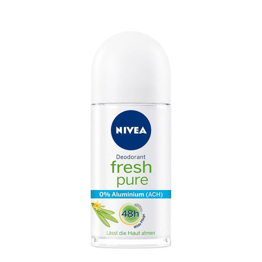 Nivea Fresh Pure 0% Aluminum 48 Hour Protection Roll On Deodorant 50ml Deodorant Pasteur Pharmacy