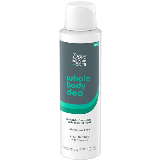 Dove Men+Care Aloe & Bamboo Whole Body Deodorant Spray - 4oz Deodorant Pasteur Pharmacy