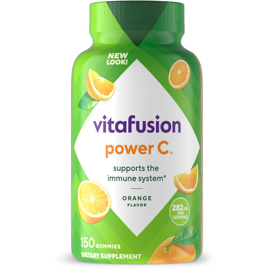 Vitafusion Power C Gummy Vitamins For Immune Support Orange Flavor Vitamins & Supplements Pasteur Pharmacy