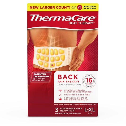 Thermacare Heatwraps, Lower Back & Hip, L Xl Heating Pads Pasteur Pharmacy