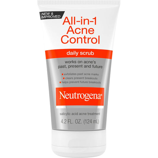 Neutrogena All In 1 Acne Control Daily Scrub 4.2 Fl Oz Tube Scrubs Pasteur Pharmacy