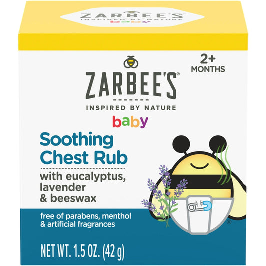 Zarbee's Soothing Baby Chest Rub 1.5 Oz Health & Beauty Pasteur Pharmacy