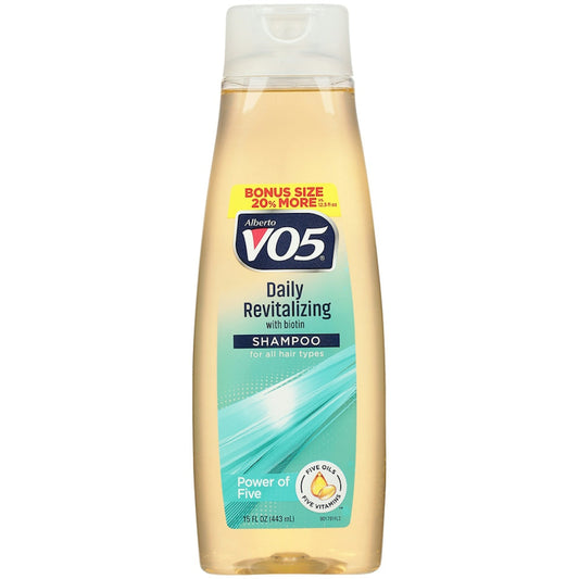 Alberto VO5 Shampoo - Daily Revitalizing Bonus Size - 15 Fl Oz Shampoo Pasteur Pharmacy