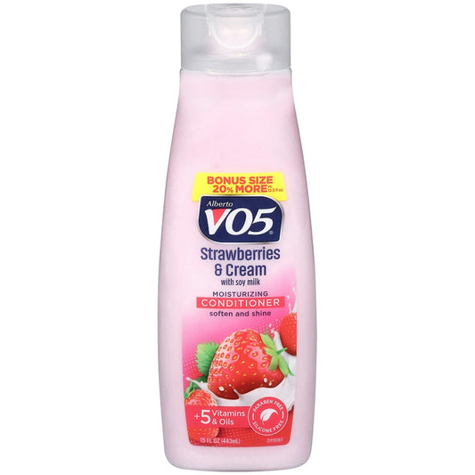 Alberto VO5® Moisturizing Strawberries &amp; Cream Conditioner – 15 Fl Oz Conditioners Pasteur Pharmacy