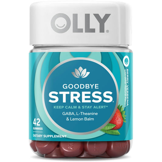 Olly Berry Verbena Goodbye Stress 42 Gummies Vitamins & Supplements Pasteur Pharmacy
