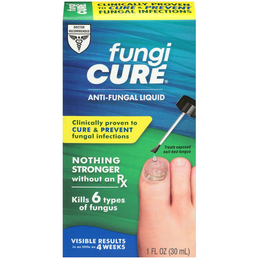 FungiCure Anti-Fungal Liquid, Maximum Strength 1% Clotrimazole – 1.0 fl oz (30ml) Medicine & Drugs Pasteur Pharmacy