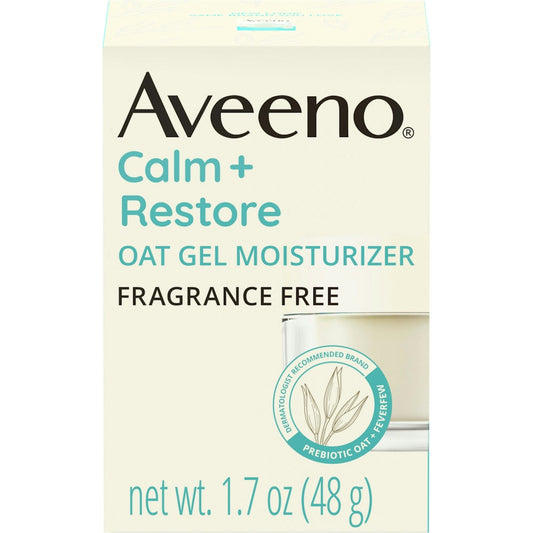 Aveeno For Sensitive Skin Calm+Restore Oat Gel Moisturizer 1.7 Oz Lotion & Moisturizer Pasteur Pharmacy