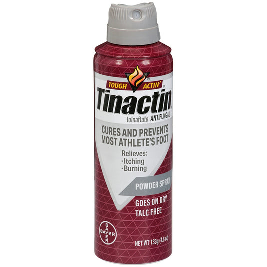 Tinactin Athlete's Foot Antifungal Powder Spray, Tolnaftate 1% – 4.6 oz Aerosol Medicine & Drugs Pasteur Pharmacy