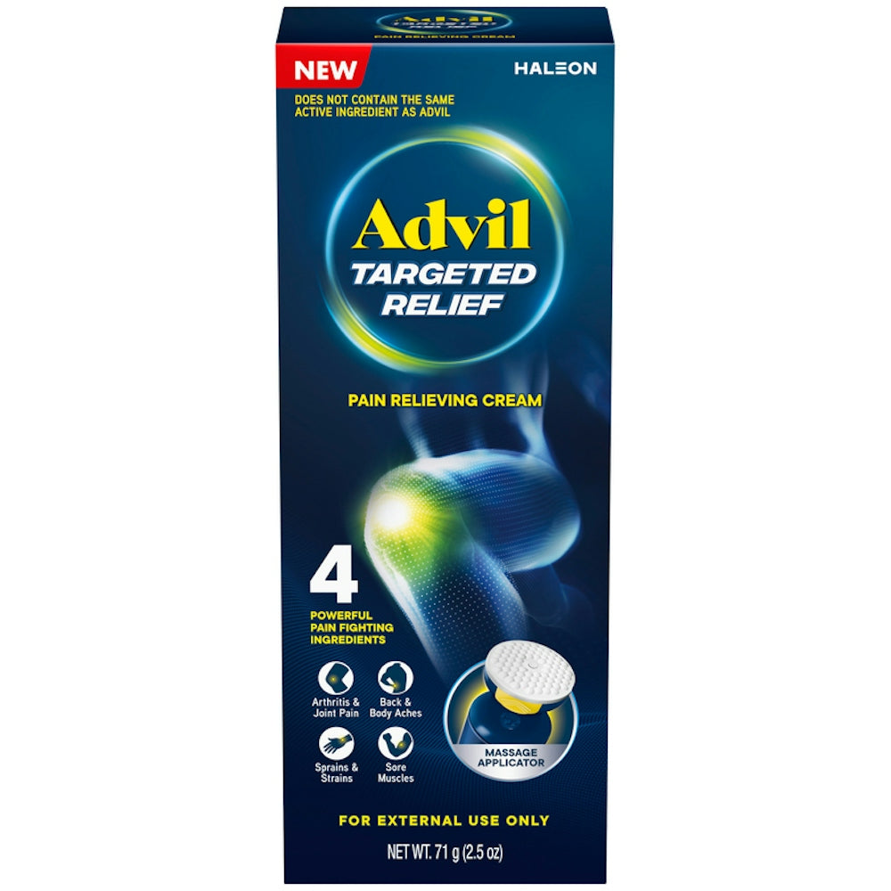 Advil Pain Relieving Cream, Targeted Relief 2.5 Oz Medicine & Drugs Pasteur Pharmacy