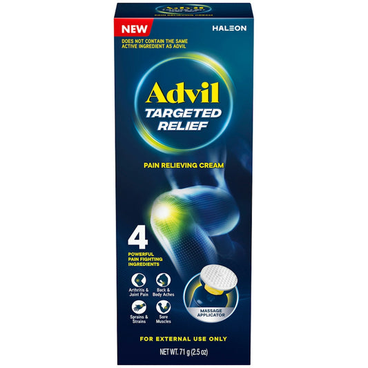 Advil Pain Relieving Cream, Targeted Relief 2.5 Oz Medicine & Drugs Pasteur Pharmacy