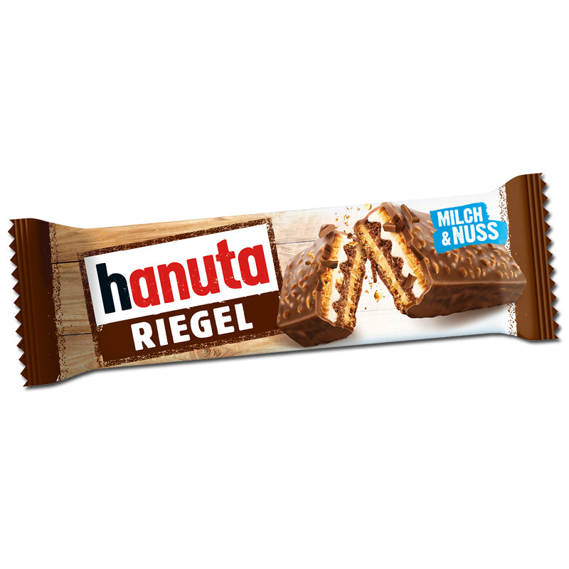 Barrita Hanuta de leche y avellana 34,5 g