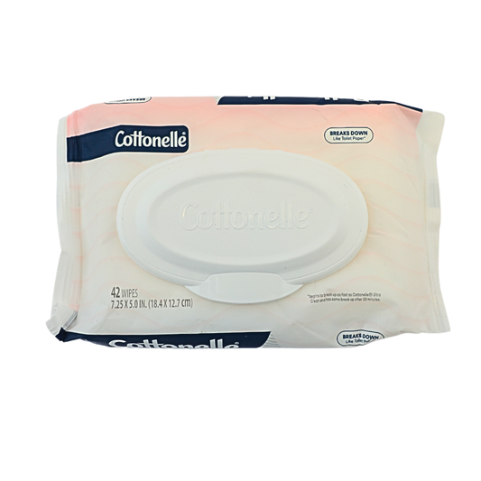 Cottonelle Fragrance Free Flushable Wet Wipes 1 Flip-Top Pack Toilet Paper Pasteur Pharmacy