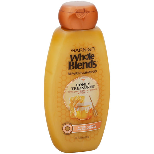 Garnier Whole Blends Honey Treasures Shampoo For Damaged Hair - 650 mL Shampoo Pasteur Pharmacy