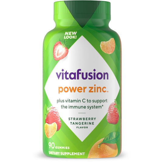Vitafusion™ Power Zinc™ Gummy Vitamins – Strawberry Tangerine Flavor Vitamins & Supplements Pasteur Pharmacy
