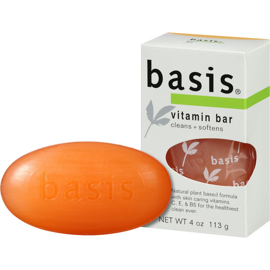 Basis Sensitive Skin Bar Soap, Cleaner Clean Face Wash – 4 oz Bar Soap Pasteur Pharmacy