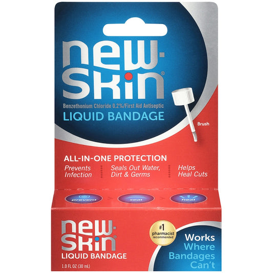 New-Skin Antiseptic Liquid Bandage 1 Fl Oz First Aid Pasteur Pharmacy