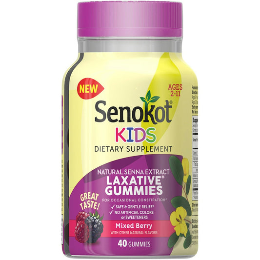 Senokot-S® Laxative Gummies – Mixed Berry Flavor (Natural Senna Extract) Medicine & Drugs Pasteur Pharmacy
