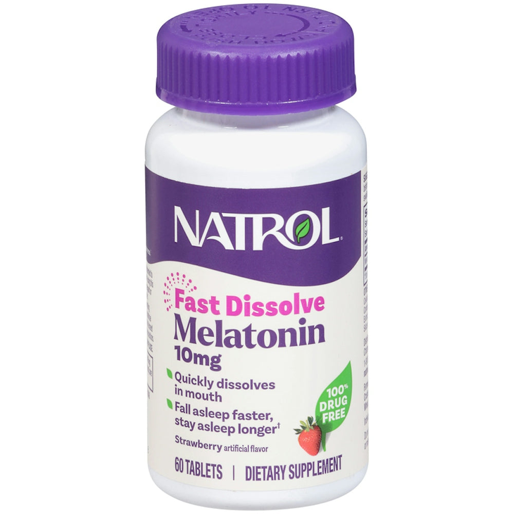 Natrol Sleep, Melatonin, 10 Mg, Fast Dissolve, Strawberry, Tablets Health & Beauty Pasteur Pharmacy