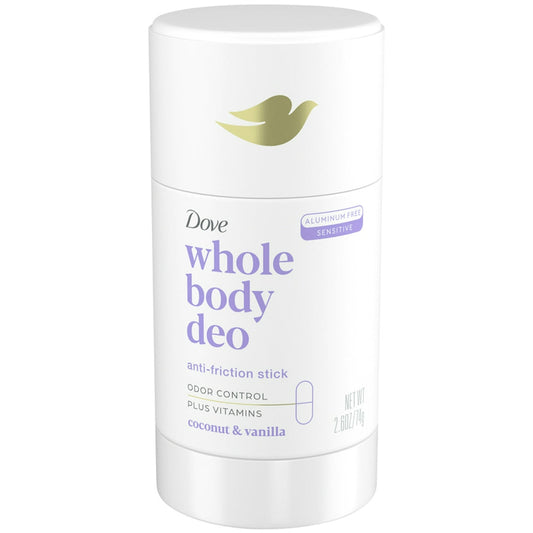 Dove Beauty Coconut & Vanilla Whole Body Deodorant Stick - 2.6oz Deodorant Pasteur Pharmacy