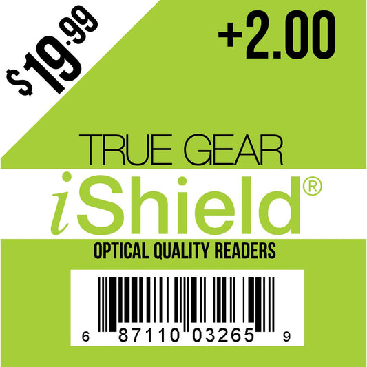 True Gear iShield +2.00 Reader Assortment – Premium Reading Glasses ($19.99) Vision Care Pasteur Pharmacy