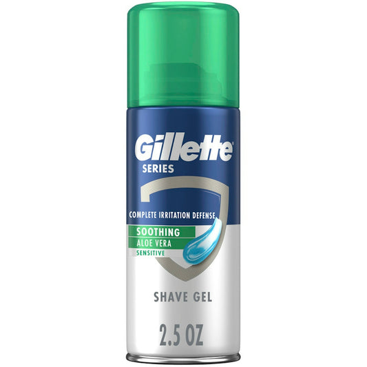 Gillette Series Soothing Shave Gel For Men With Aloe Vera, 2.5oz Shaving & Grooming Pasteur Pharmacy