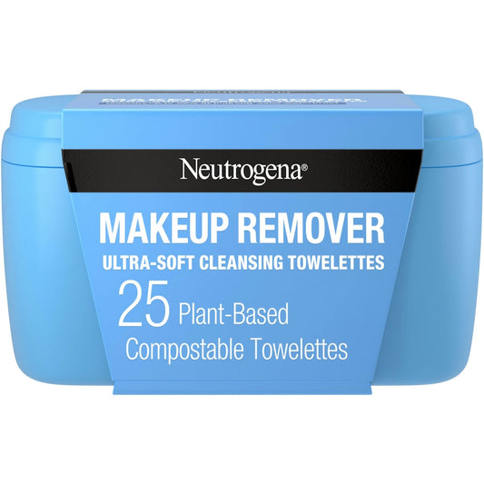 Neutrogena Makeup Remover Cleansing Towelettes & Face Wipes - 25ct Makeup Removers Pasteur Pharmacy