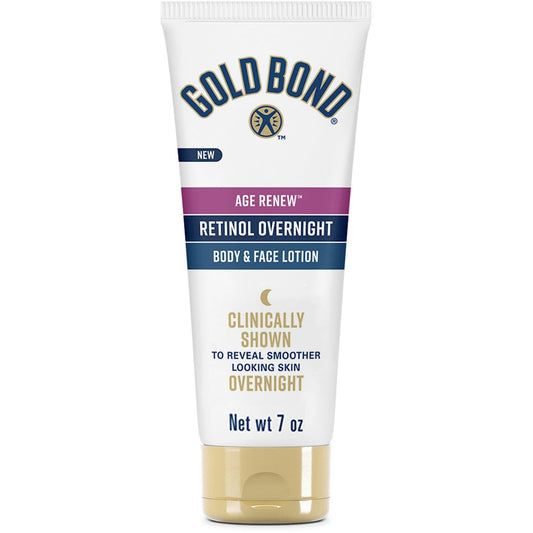 Gold Bond Age Renew Retinol Overnight Body & Face Lotion - 7 Oz Lotion & Moisturizer Pasteur Pharmacy