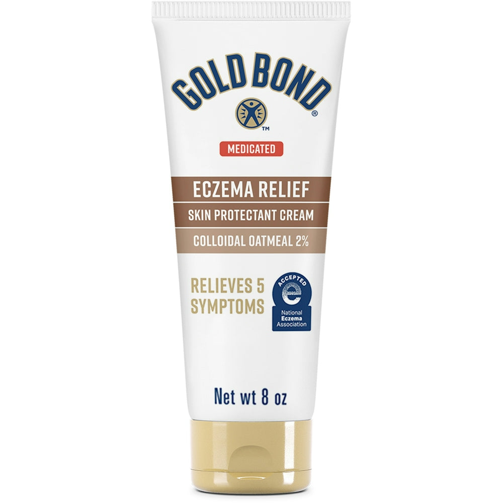 Crème protectrice pour la peau Gold Bond Eczema Relief, 2 % d'avoine colloïdale, 8 oz