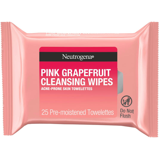 Neutrogena Oil-Free Acne Cleansing Face Wipes With Pink Grapefruit Skin Care Pasteur Pharmacy