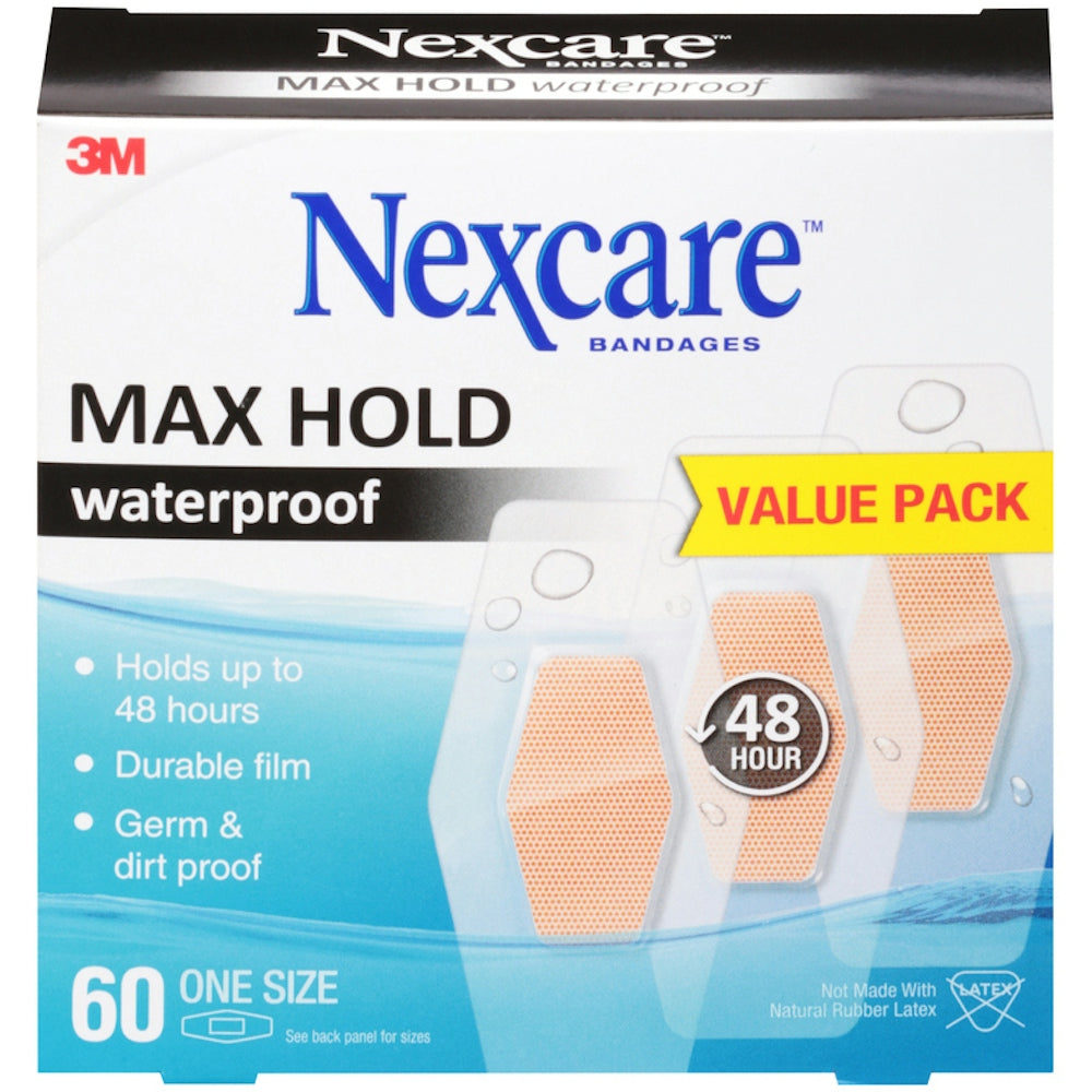 Nexcare Value Pack Max Hold Waterproof Bandages First Aid Pasteur Pharmacy