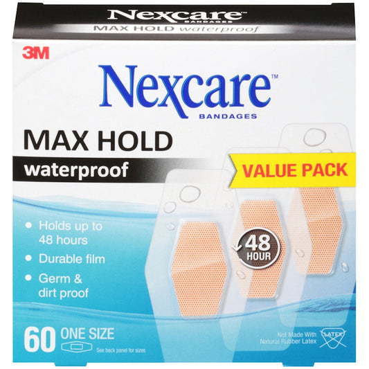Nexcare Value Pack Max Hold Waterproof Bandages First Aid Pasteur Pharmacy
