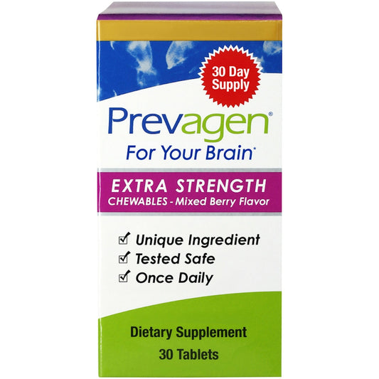 Prevagen Chewables Extra Strength Mixed Berry Flavor For Your Brain 30 Tablets Health & Beauty Pasteur Pharmacy