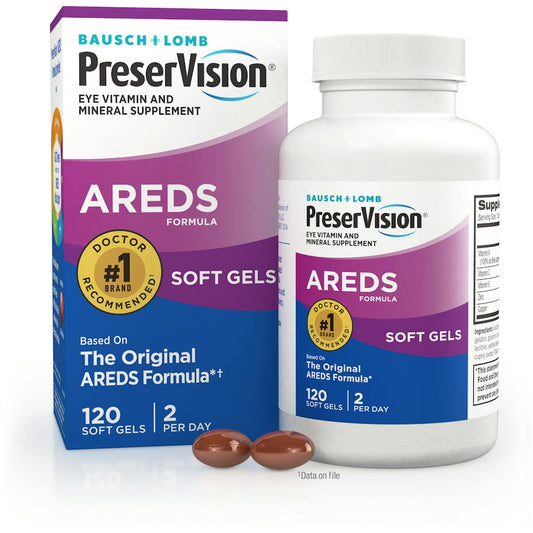 PreserVision Eye Vitamin & Mineral Supplement, AREDS Formula, Soft Gels Vitamins & Supplements Pasteur Pharmacy