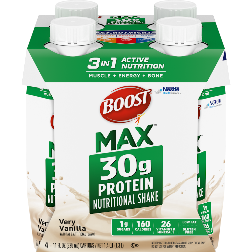 Boost® Max™ 30g High Protein – Very Vanilla (11 fl oz) Fitness & Nutrition Pasteur Pharmacy