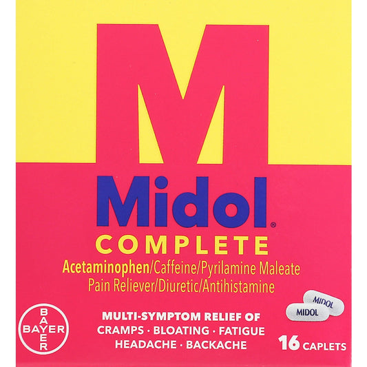 Midol® Complete Multi-Symptom Relief – 16 Count Box Health & Beauty Pasteur Pharmacy