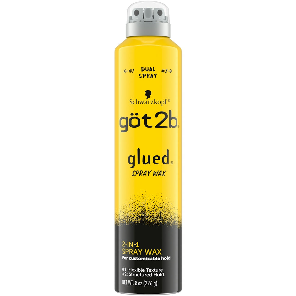 Got2b Glued Spray Wax With 2-in-1 Dual Nozzle, 8 Oz Hair Care Pasteur Pharmacy