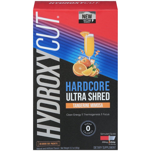Hydroxycut® Hardcore Ultra Shred – Weight Loss Drink Sticks Powdered Beverage Mixes Pasteur Pharmacy