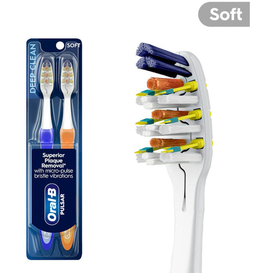 Oral-B Pulsar Expert Clean Battery Powered Toothbrush Soft Bristles Toothbrushes Pasteur Pharmacy
