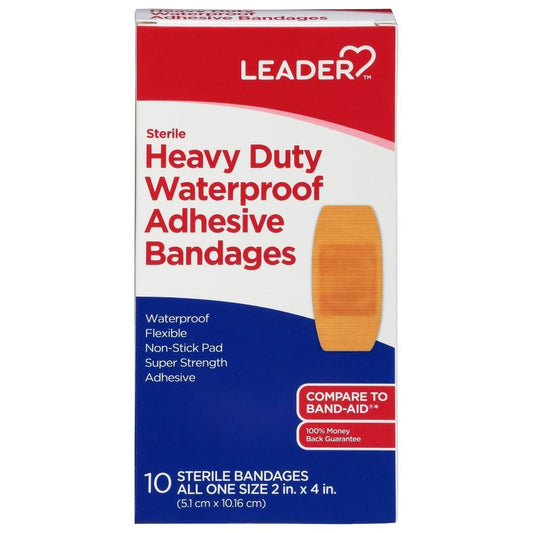 Leader Sterile Heavy Duty Waterproof Adhesive Bandages Medical Tape & Bandages Pasteur Pharmacy