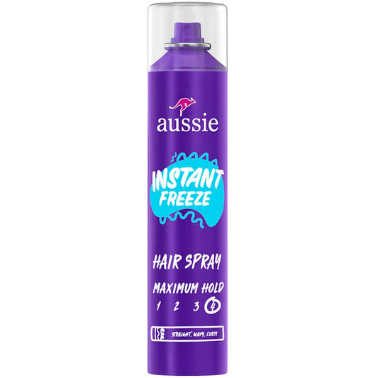 Aussie Instant Freeze Maximun Hold 4 Hair Spray 10 Oz Hair Care Pasteur Pharmacy