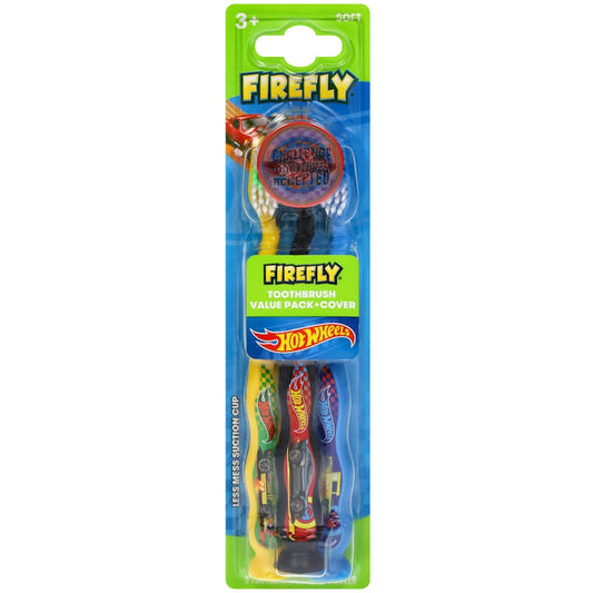Firefly 3+ Soft Hot Wheels Toothbrush Value Pack Toothbrushes Pasteur Pharmacy