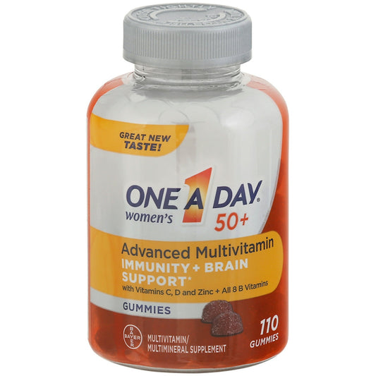 One A Day Advanced Multivitamin, Immunity + Brain Support, Women's 50+, Gummies Vitamins & Supplements Pasteur Pharmacy