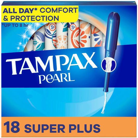 Tampax Pearl Plastic Super Plus Absorbency Unscented Tampons Tampons Pasteur Pharmacy