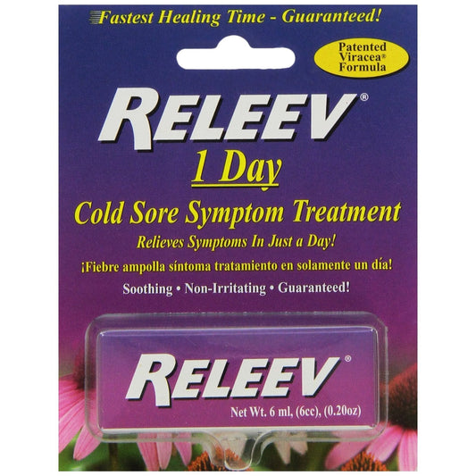 Releev 1 Day Cold Sore Symptom Treatment 6 mL Health & Beauty Pasteur Pharmacy