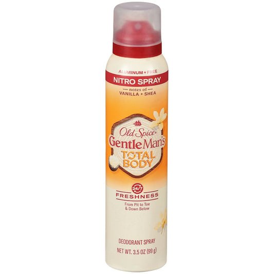 Old Spice Whole Body Deodorant For Men Spray - Vanilla & Shea - 3.5oz Deodorant Pasteur Pharmacy