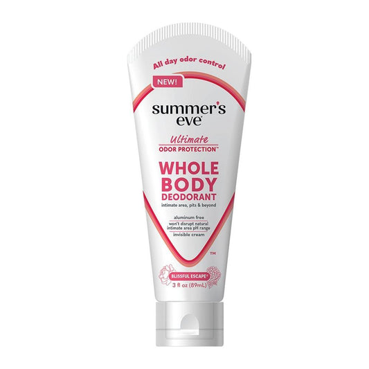 Summer's Eve Whole Body Deodorant Cream, Aluminum-Free, Blissful Escape, 3 oz Deodorant Pasteur Pharmacy
